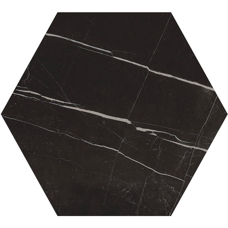Marbles 2.0 Marquinia Black Hexagon