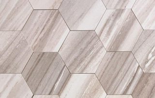 Marbles 2.0 Stylish Taupe Hexagon