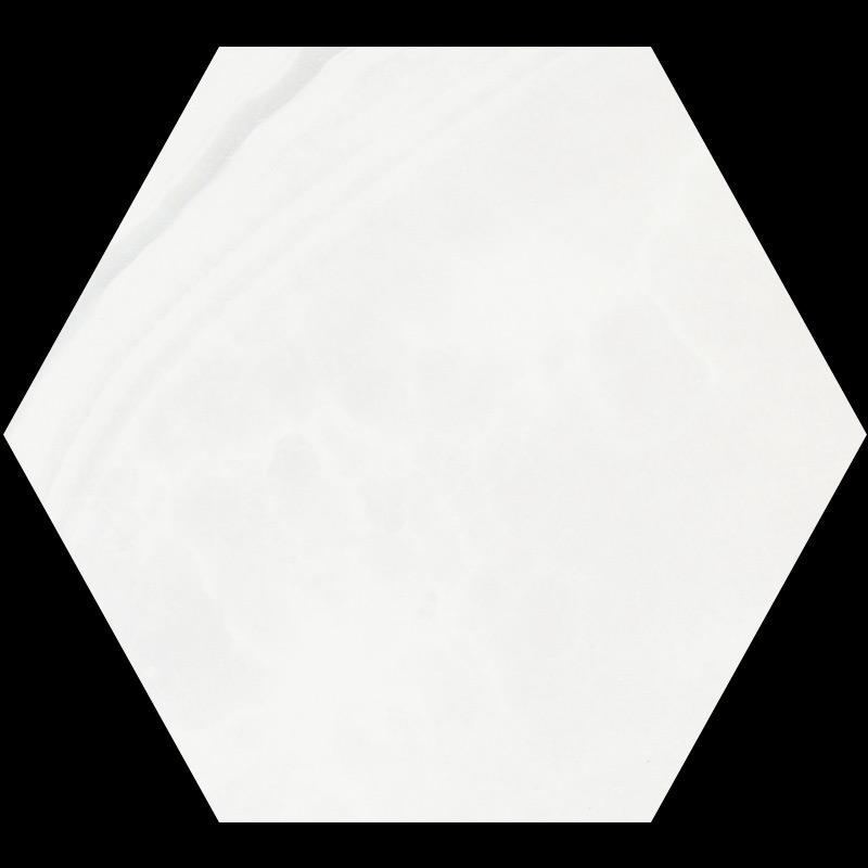Marbles 2.0 White Onyx Hexagon