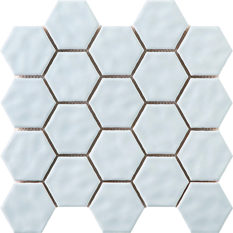 Patterns Light Blue Hexagon